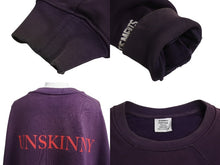 画像をギャラリービューアに読み込む, VETEMENTS ヴェトモン 17AW 刺繍スウェット パーカー プリント コットン パープル WF17TP9 良品 4c071935