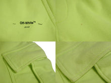 画像をギャラリービューアに読み込む, OFF WHITE オフホワイト セットアップ スウェットパンツ コットン ネオンイエロー サイズL 美品 中古 4c071981