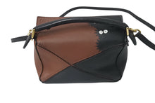 画像をギャラリービューアに読み込む, 極美品 LOEWE ロエベ × スタジオジブリ ススワタリ ミニ パズル 2WAY ハンドバッグ 千と千尋の神隠し マックロクロスケ ブラウン カーフスキン 中古 4c072411