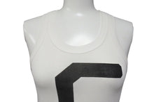 画像をギャラリービューアに読み込む, DOLCE&amp;GABBANA ドルチェアンドガッバーナ タンクトップ ノースリーブ DGロゴ 38 ホワイト 美品 中古 4c072426