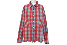 画像をギャラリービューアに読み込む, 極美品 SAINT MICHAEL セントマイケル FRNL CHECK SHIRT フランネルチェックシャツ SM-YS8-0000-023 サイズL 24SS 中古 4c072464