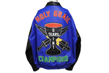 画像をギャラリービューアに読み込む, 極美品 SAINT MICHAEL セントマイケル Denim Tears デニムティアーズ HOLY GRAIL VARSITY JACKET ジャケット スタジャン XL 中古 4c072466