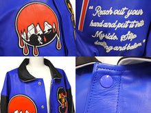 画像をギャラリービューアに読み込む, 極美品 SAINT MICHAEL セントマイケル Denim Tears デニムティアーズ HOLY GRAIL VARSITY JACKET ジャケット スタジャン XL 中古 4c072466