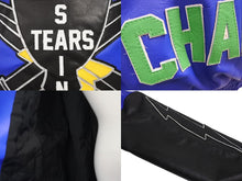 画像をギャラリービューアに読み込む, 極美品 SAINT MICHAEL セントマイケル Denim Tears デニムティアーズ HOLY GRAIL VARSITY JACKET ジャケット スタジャン XL 中古 4c072466