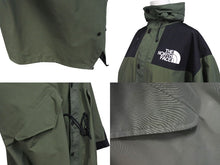 画像をギャラリービューアに読み込む, THE NORTH FACE × sacai ザノースフェイス サカイ 17AW ナイロン モッズ コート カーキ NP6171SA ロゴ サイズS 美品 中古 4c072476