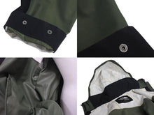 画像をギャラリービューアに読み込む, THE NORTH FACE × sacai ザノースフェイス サカイ 17AW ナイロン モッズ コート カーキ NP6171SA ロゴ サイズS 美品 中古 4c072476