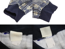 画像をギャラリービューアに読み込む, NIKE ナイキ 長袖シャツ チェック柄 ハーフボタン ヴィンテージ シャツ ブルー ホワイト 中古 美品 4c072480