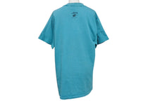 画像をギャラリービューアに読み込む, STUSSY ステューシー 半袖シャツ 80`s USA製 OLD STUSSY ステューシー オールド ブルー グリーン L 中古 美品 4c072481