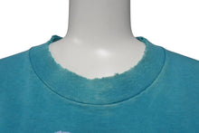 画像をギャラリービューアに読み込む, STUSSY ステューシー 半袖シャツ 80`s USA製 OLD STUSSY ステューシー オールド ブルー グリーン L 中古 美品 4c072481