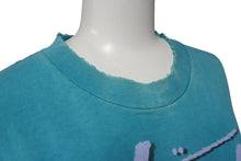 画像をギャラリービューアに読み込む, STUSSY ステューシー 半袖シャツ 80`s USA製 OLD STUSSY ステューシー オールド ブルー グリーン L 中古 美品 4c072481