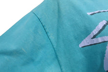 画像をギャラリービューアに読み込む, STUSSY ステューシー 半袖シャツ 80`s USA製 OLD STUSSY ステューシー オールド ブルー グリーン L 中古 美品 4c072481