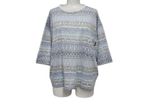 画像をギャラリービューアに読み込む, STUSSY ステューシー 半袖シャツ 80`s USA製 OLD STUSSY TOMTOM トムトム 総柄 ホワイト ブルー 中古 美品 4c072482