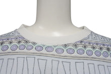 画像をギャラリービューアに読み込む, STUSSY ステューシー 半袖シャツ 80`s USA製 OLD STUSSY TOMTOM トムトム 総柄 ホワイト ブルー 中古 美品 4c072482