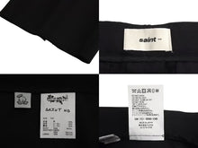 画像をギャラリービューアに読み込む, 新品未使用 saint mxxxxxx × DENIM TEARS セントマイケル デニムティアーズ パンツ スラックス サイズ 52 ブラック SM-YS1-0000-C49 中古 4c072532