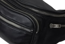 画像をギャラリービューアに読み込む, Alexander Wang アレキサンダーワン ベルトショルダーバッグ シルバー ボディバック ラムレザー ブラック 美品 中古 4c072586