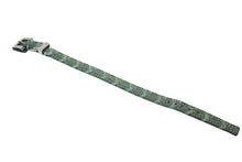 画像をギャラリービューアに読み込む, GOYARD ゴヤール 首輪 リード ペット用 ヘリンボーン グリーン PVC レザー シルバー金具 美品 中古 4c072587