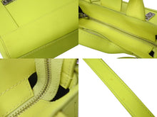 画像をギャラリービューアに読み込む, KENZO ケンゾー KALIFORNIA カリフォルニア 2WAY ミニ ハンドバッグ ショルダーバッグ イエロー シルバー金具 美品 中古 4c072594