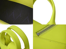 画像をギャラリービューアに読み込む, KENZO ケンゾー KALIFORNIA カリフォルニア 2WAY ミニ ハンドバッグ ショルダーバッグ イエロー シルバー金具 美品 中古 4c072594