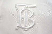 画像をギャラリービューアに読み込む, Burberry バーバリー 半袖 ポロシャツ ショートスリーブ TBモノグラムワッペン 8017723 コットン ホワイト 美品 中古 4c072609