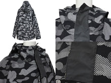 画像をギャラリービューアに読み込む, A BATHING APE アベイシングエイプ BAPE 総柄 マウンテンパーカー フーデッド ジップアップ ジャケット 001LJE301013X 美品 中古 4c072618