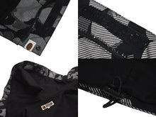 画像をギャラリービューアに読み込む, A BATHING APE アベイシングエイプ BAPE 総柄 マウンテンパーカー フーデッド ジップアップ ジャケット 001LJE301013X 美品 中古 4c072618