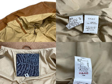 画像をギャラリービューアに読み込む, A Bathing ape ア ベイシング エイプ レザージャケット ブルゾン CHINA製 カウレザー ポリエステル ブラウン シルバー 美品 中古 4c072621