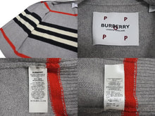 画像をギャラリービューアに読み込む, BURBERRY LONDON ENGLAND バーバリー ロンドン イングランド ニット カーディガン 8055477 グレー サイズXL 美品 中古 4c072648