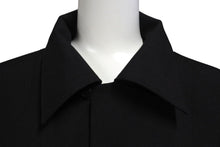 画像をギャラリービューアに読み込む, 極美品 MARNI マルニ 半袖シャツ ボーリングシャツ ロゴ コットン 刺繍 ブラック サイズ50 CUMU0054S1 中古 4c072652