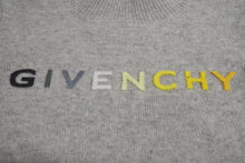 画像をギャラリービューアに読み込む, Givenchy ジバンシー ニット セーター キッズ ハイネック ウール カシミヤ グレー マルチカラー サイズ8 美品 中古 4c072711