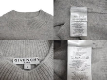 画像をギャラリービューアに読み込む, Givenchy ジバンシー ニット セーター キッズ ハイネック ウール カシミヤ グレー マルチカラー サイズ8 美品 中古 4c072711