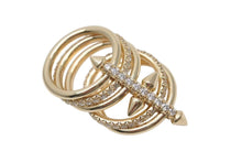 画像をギャラリービューアに読み込む, 極美品 TIFFANY ティファニー タイタン by ファレル・ウィリアムス 5ロウ リング AU750 D1.75CT 13号 中古 4c072726