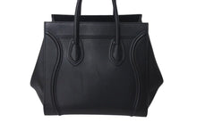 画像をギャラリービューアに読み込む, CELINE セリーヌ ハンドバッグ ラゲージ ファントム トートバッグ レザー 169953 ブラック 美品 中古 4c072727