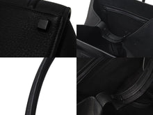 画像をギャラリービューアに読み込む, CELINE セリーヌ ハンドバッグ ラゲージ ファントム トートバッグ レザー 169953 ブラック 美品 中古 4c072727