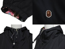 画像をギャラリービューアに読み込む, A BATHING APE アベイシングエイプ リバーシブルパーカー マルチカモ 103MT-1458 ポリエステル コットン ブラック L 美品 中古 4c072770