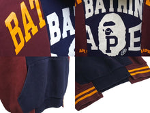 画像をギャラリービューアに読み込む, ABathingApe アベイシングエイプ BAPE ベイプ 23AW バッジ カラーブロッキング プルオーバー パーカー サイズM 美品 中古 4c072808