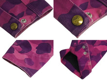 画像をギャラリービューアに読み込む, A BATHING APE × CARHARTT アベイシングエイプ カーハート デトロイトジャケット パープル サイズM 美品 中古 4c072809