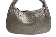 Load image into Gallery viewer, BOTTEGA VENETA ボッテガヴェネタ HOBO ホーボー ワンショルダーバッグ イントレチャート ゴールド レザー 115653 美品 中古 4c072859