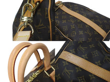 画像をギャラリービューアに読み込む, 極美品 LOUIS VUITTON ルイヴィトン キーポル バンドリエール45 ボストンバッグ M41418 モノグラム ブラウン 中古 4c072888
