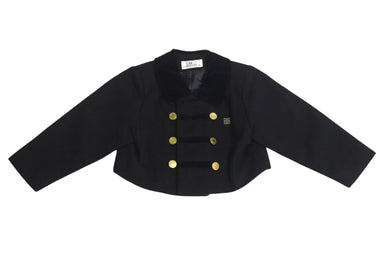 GIVENCHY ジバンシー Premiers Pas Coat kids プレミアズ パス コート キッズ サイズ 90 ブラック 美品 中古 4c072905