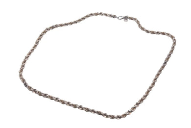 TIFFANY&Co. ティファニー スクリュー ツイスト チェーン ネックレス コンビ シルバー925 イエローゴールド K18YG SV925 45.6g ジュエリー 美品 中古 4c073002 正規品