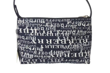 画像をギャラリービューアに読み込む, 新品未使用品 BURBERRY バーバリー ワンショルダーバッグ 総柄 T-03-1 ブラック ホワイト シルバー金具 中古 4c073069