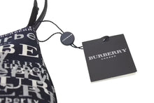 画像をギャラリービューアに読み込む, 新品未使用品 BURBERRY バーバリー ワンショルダーバッグ 総柄 T-03-1 ブラック ホワイト シルバー金具 中古 4c073069