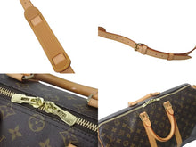 画像をギャラリービューアに読み込む, LOUIS VUITTON ルイヴィトン キーポル バンドリエール45 ボストンバッグ M41418 モノグラム ブラウン 美品 中古 4c073111