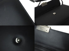 画像をギャラリービューアに読み込む, 極美品 GIVENCHY ジバンシー ショルダーバッグ ハンドバッグ 2WAY カーフレザー ブラック ロゴ金具 シルバー金具 中古 4c073121