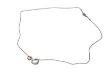 画像をギャラリービューアに読み込む, 極美品 TIFFANY&amp;Co. ティファニー エルサ ペレッティ オープン ハート ペンダント ネックレス エクストラミニ 重量約2.4g 全長約41cm 美品 中古 4c073231