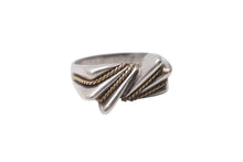 画像をギャラリービューアに読み込む, TIFFANY&amp;Co. ティファニー ツイストリボン リング 指輪 K18 シルバー925 3g サイズ10号 美品 中古 4c073233