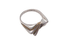 画像をギャラリービューアに読み込む, TIFFANY&amp;Co. ティファニー ツイストリボン リング 指輪 K18 シルバー925 3g サイズ10号 美品 中古 4c073233