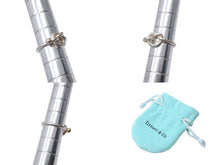画像をギャラリービューアに読み込む, TIFFANY&amp;Co. ティファニー フックアンドアイ コンビ リング 指輪 K18 シルバー925 3g サイズ7号 美品 中古 4c073237