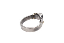 画像をギャラリービューアに読み込む, TIFFANY&amp;Co. ティファニー フックアンドアイ コンビ リング 指輪 K18 シルバー925 4g サイズ7号 美品 中古 4c073238