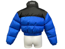 画像をギャラリービューアに読み込む, 新品未使用品 VETEMENTS ヴェトモン Padded Jacket パデッドジャケット レディース サイズ S ブルー ブラック WA65JA132N 中古 4c073265